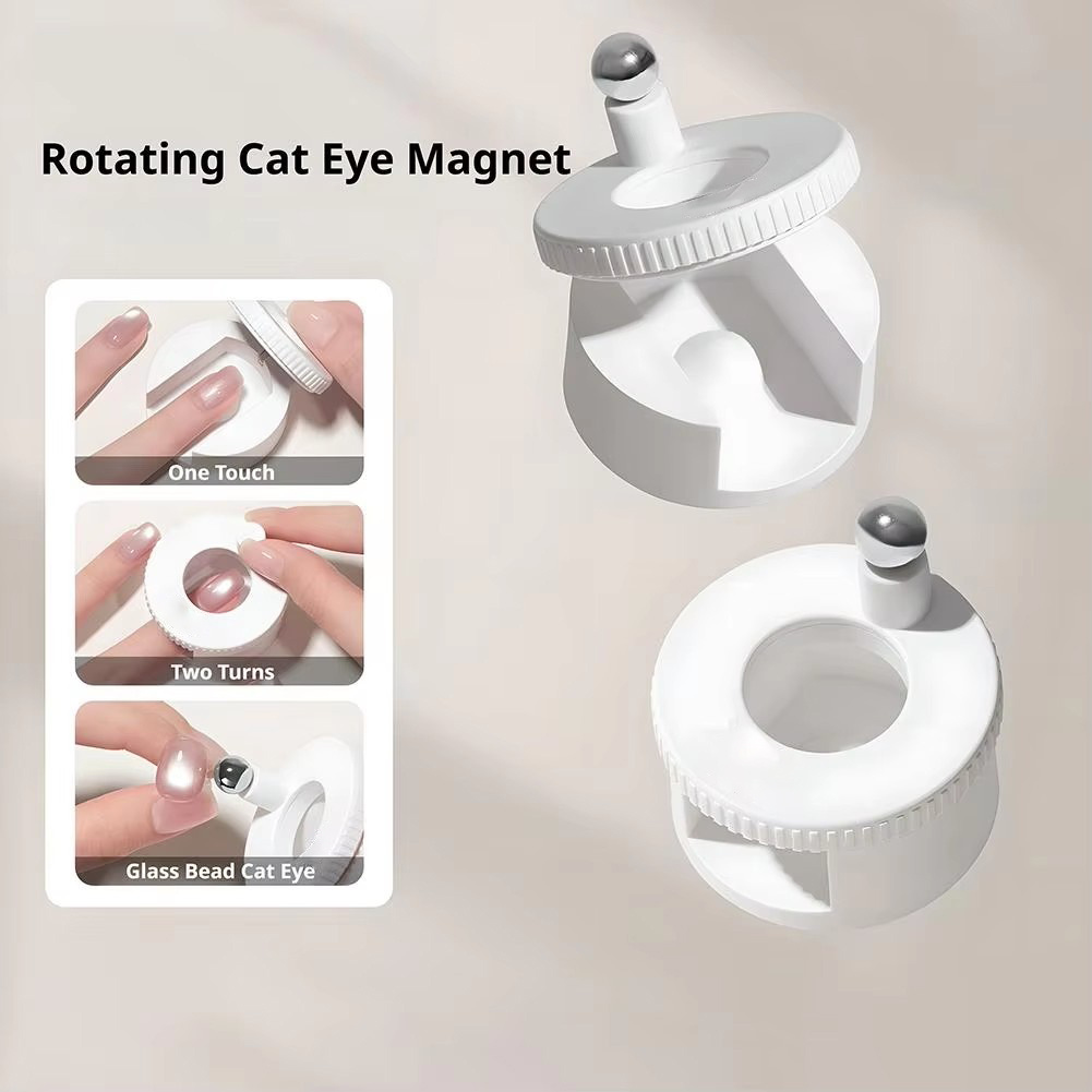 Nail Art Cat Eye Simple - Rotating Cat Eye Magnet Simple to