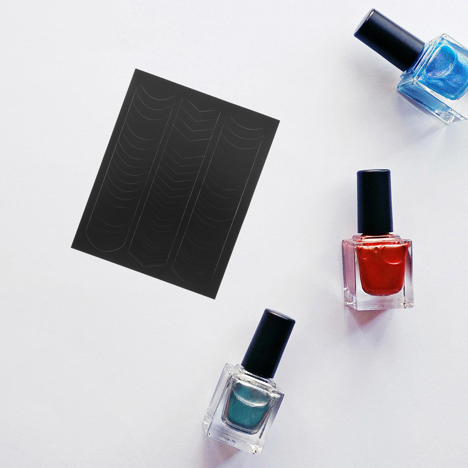6Sheets French Tip Nail Sticke - Nail Art Simple Elegant recension och pris