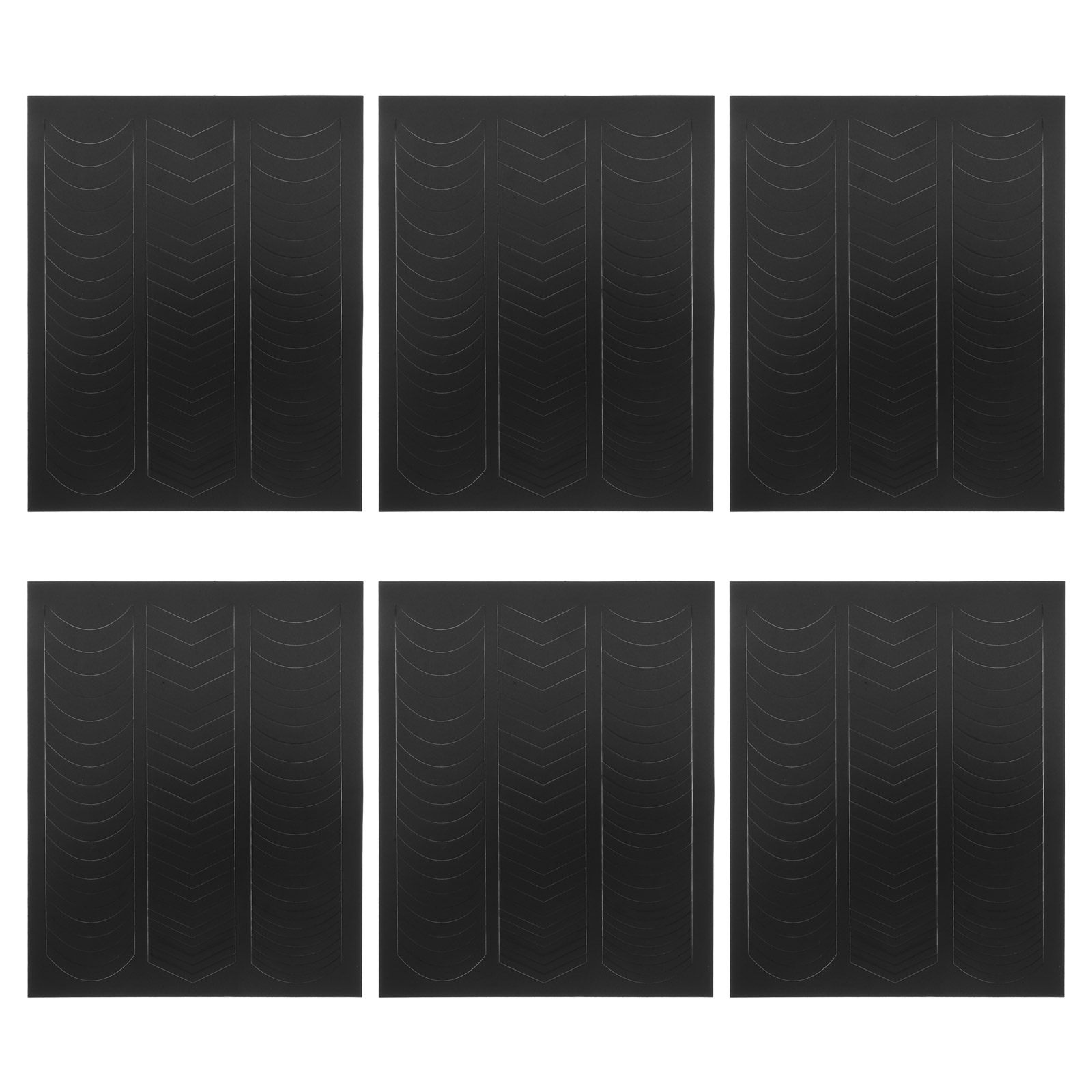 6Sheets French Tip Nail Sticke - Nail Art Simple Elegant recension och pris