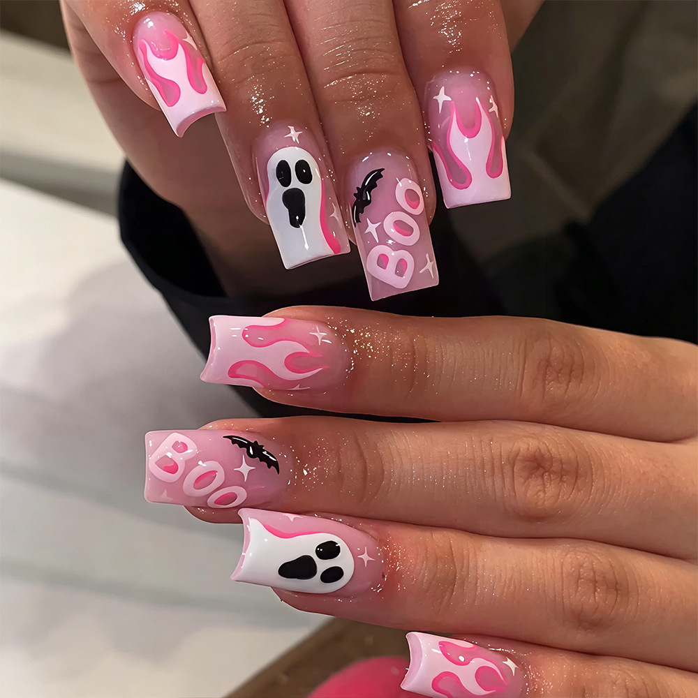 24Pcs Halloween Press On Nails - Nail Art Fake recension och pris