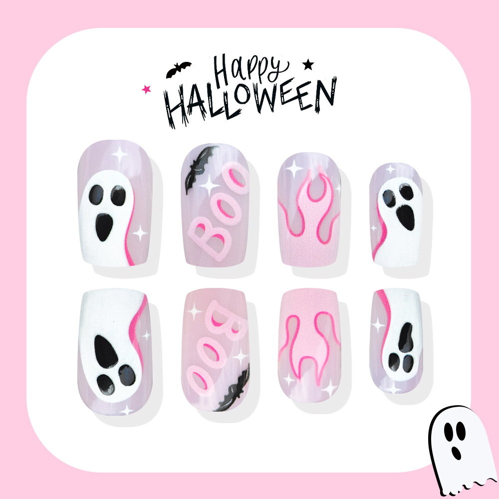 24Pcs Halloween Press On Nails - Nail Art Fake recension och pris