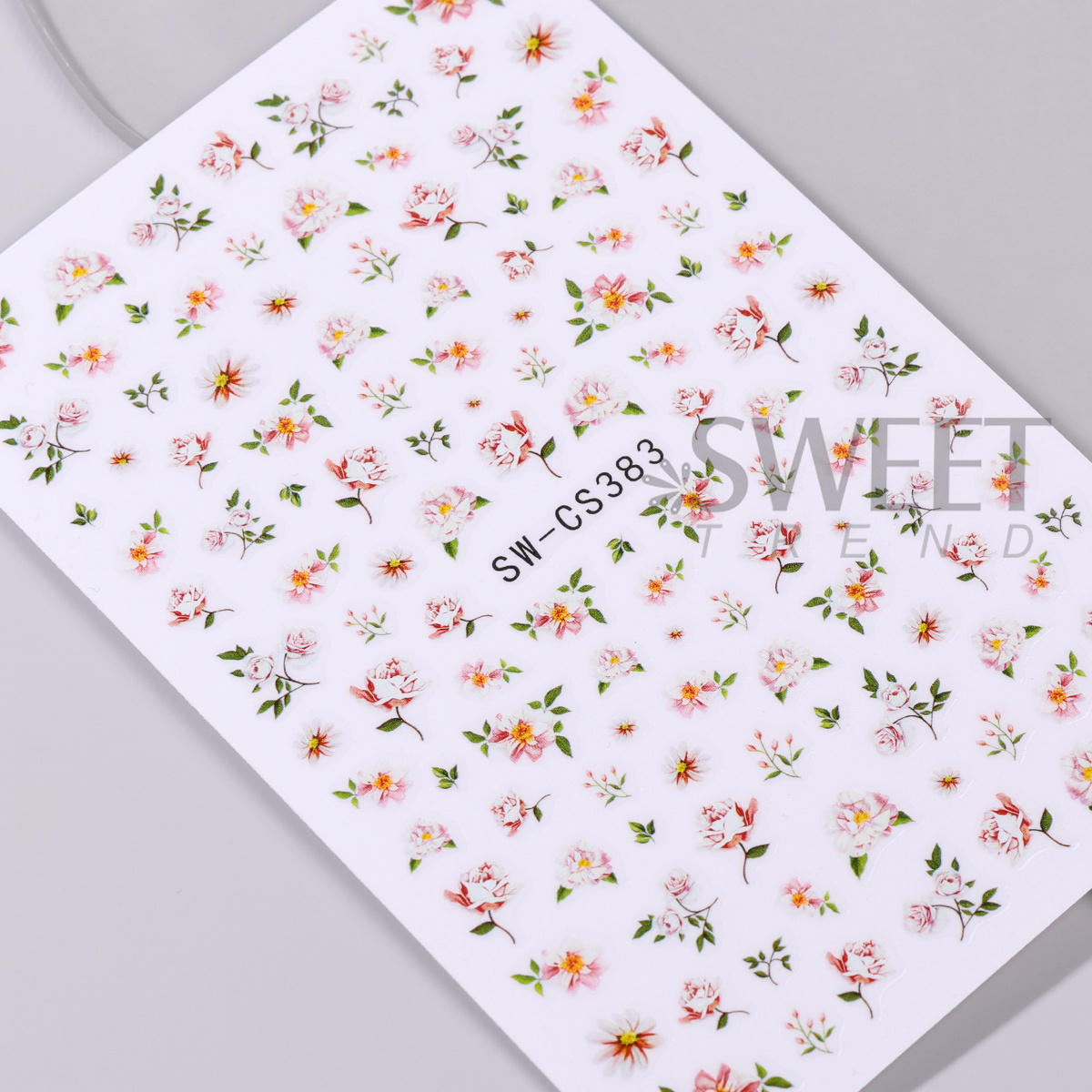3pcs Kawaii Floral Nail Art St - Nail Art Simple Elegant recension och pris