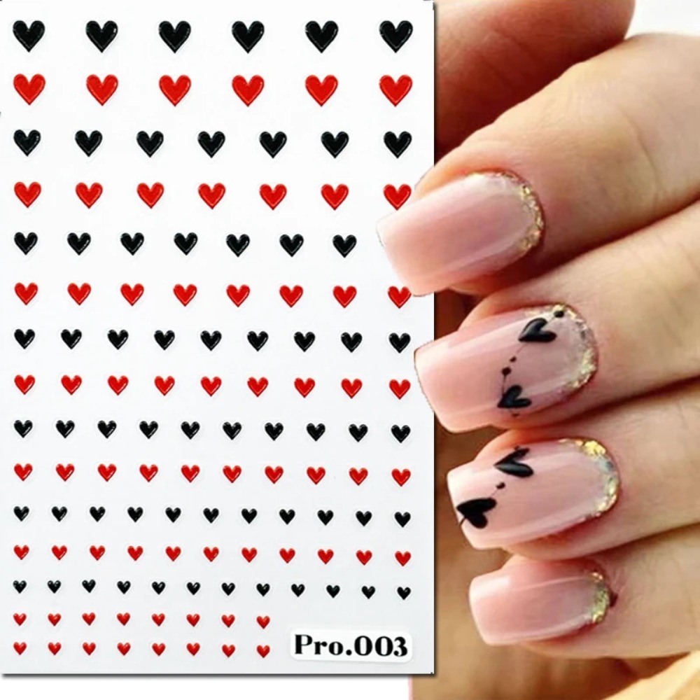 5d Embossed Nail Art Stickers  - Nail Art Valentines Day recension och pris