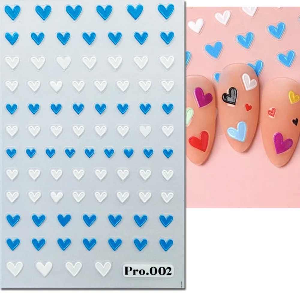 5d Embossed Nail Art Stickers  - Nail Art Valentines Day recension och pris