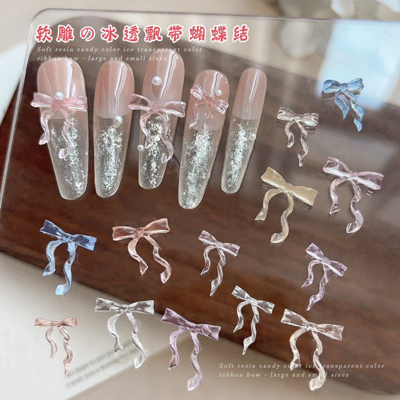 30PCS Fairy Ice Transparent Pi - Nail Art Ice Blue recension och pris