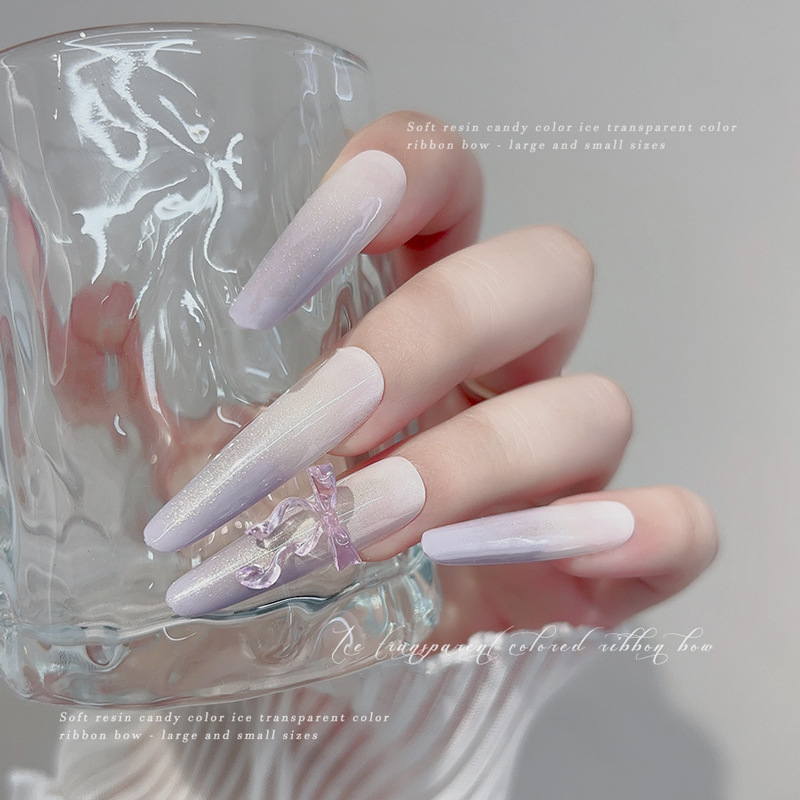 30PCS Fairy Ice Transparent Pi - Nail Art Ice Blue recension och pris