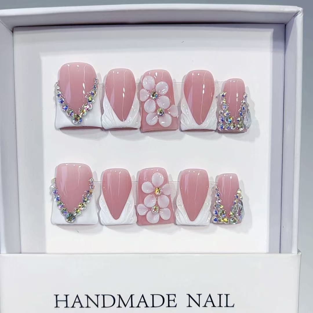 10pcs High-end Simple and eleg - Nail Art Fake recension och pris
