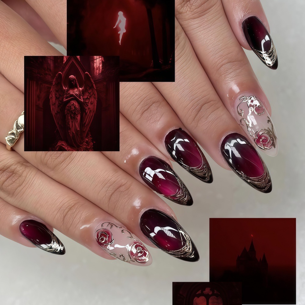 3D fake nails for women girls  - Nail Art Fake recension och pris