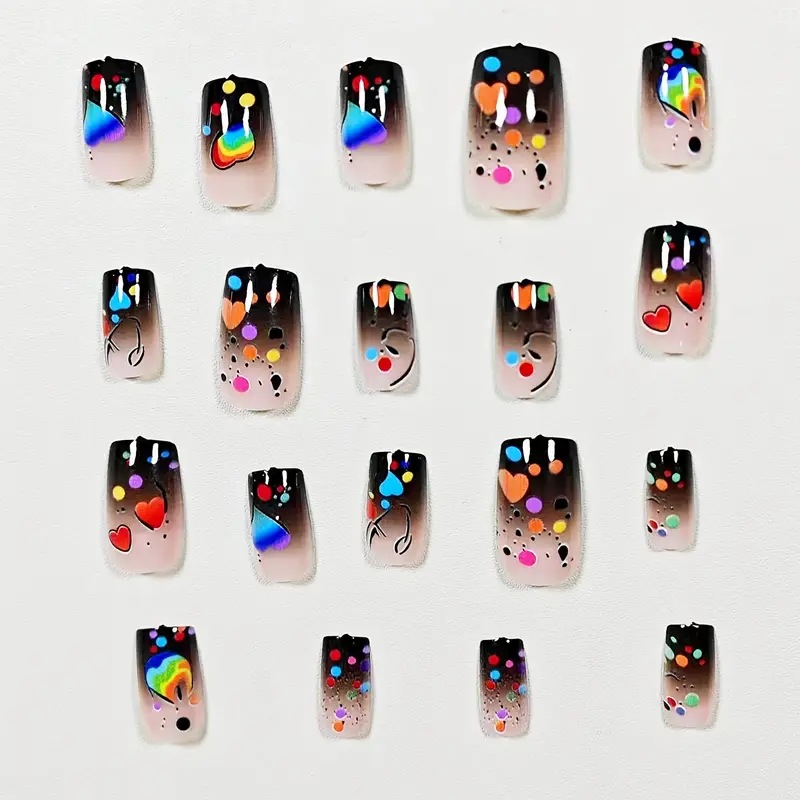 24PCS Nude Press on Nails Shor - Nail Art Fake recension och pris