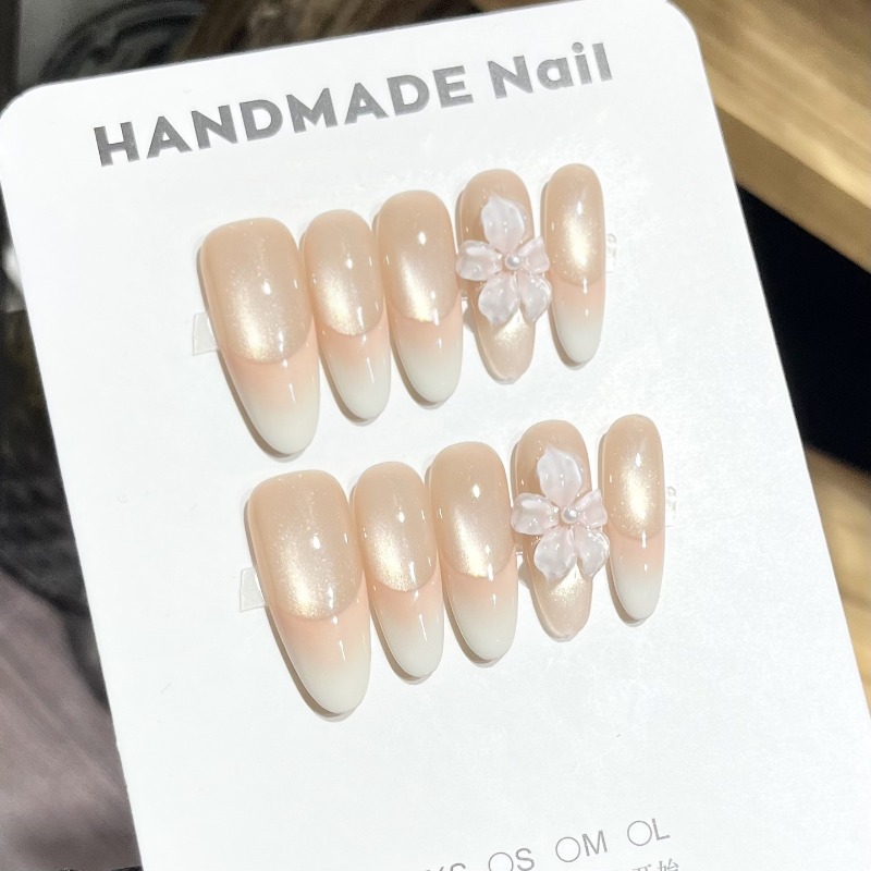 10PCS Simple Blue French Press - Nail Art Simple recension och pris