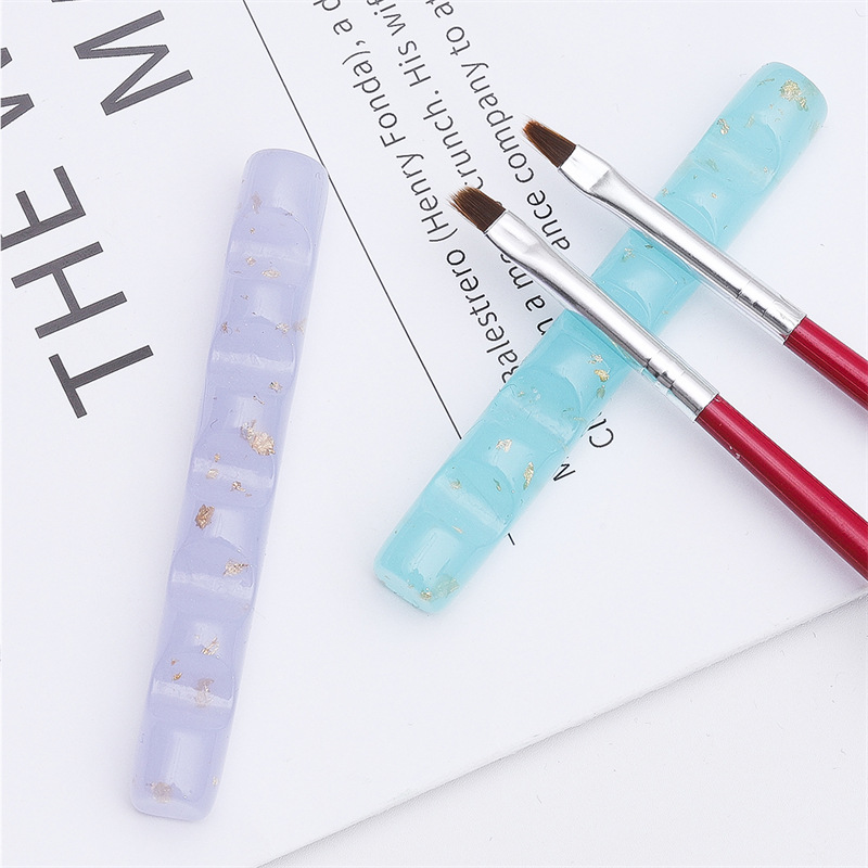 5 Grid Nail Brush Holder Stand - Nail Art Simple recension och pris