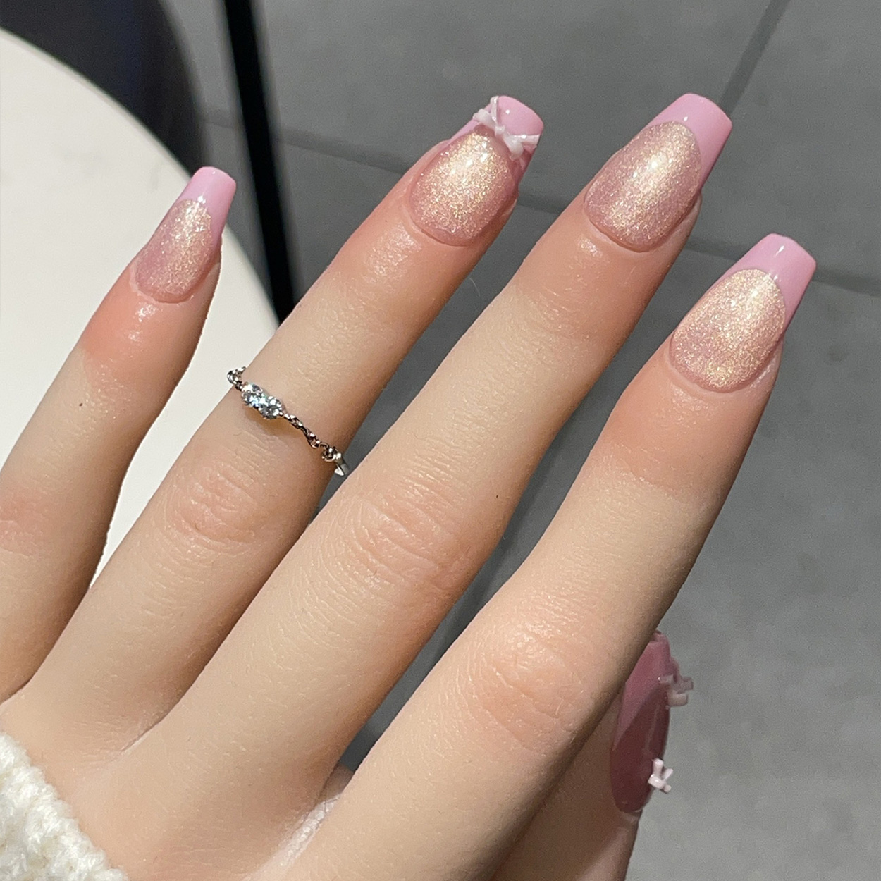 10pcs Short Trapezoid Handmade - Nail Art Simple Elegant recension och pris