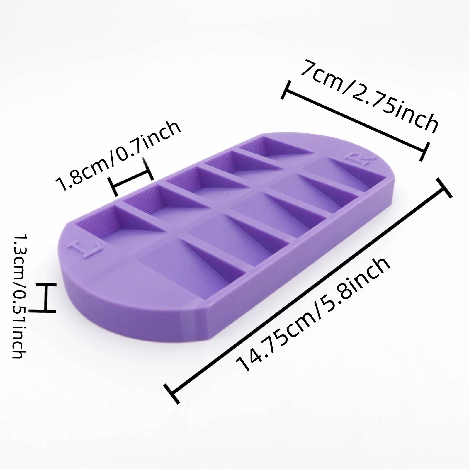 8-Grids Nail Tip Storage Tray  - Nail Art Simple recension och pris