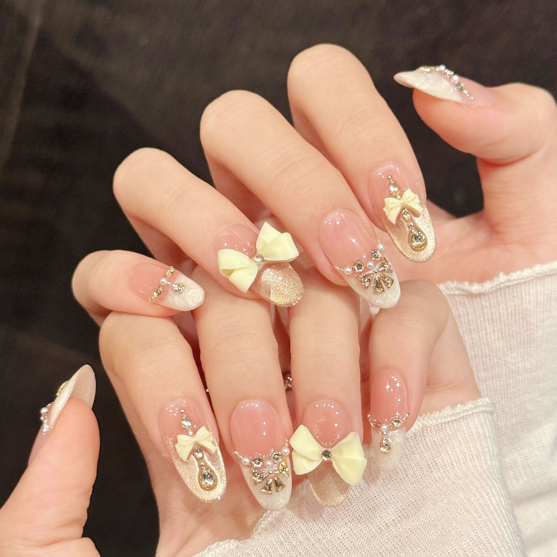 10pcs Handmade Press On Nails  - Nail Art Fake recension och pris
