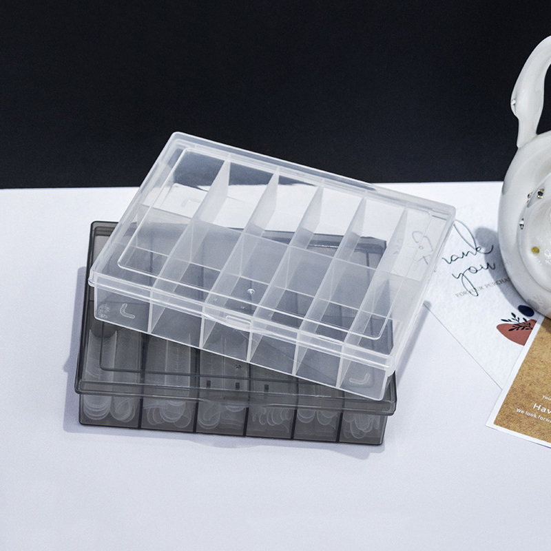 1pcs 12 Grids Transparent Empt - Nail Art Simple recension och pris