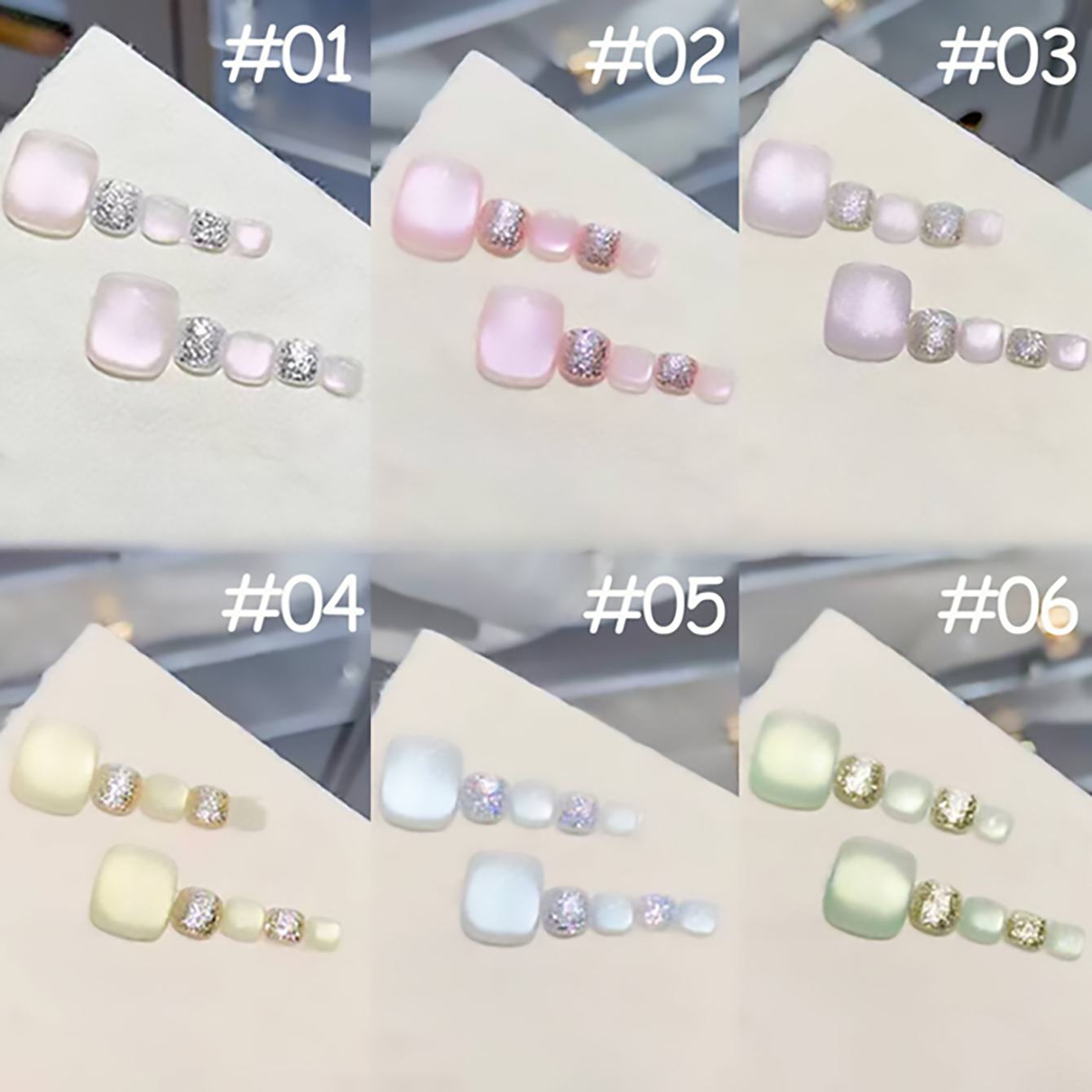 SHAKA 1pcs Summer Selection Sp - Nail Art Cat Eye Simple recension och pris