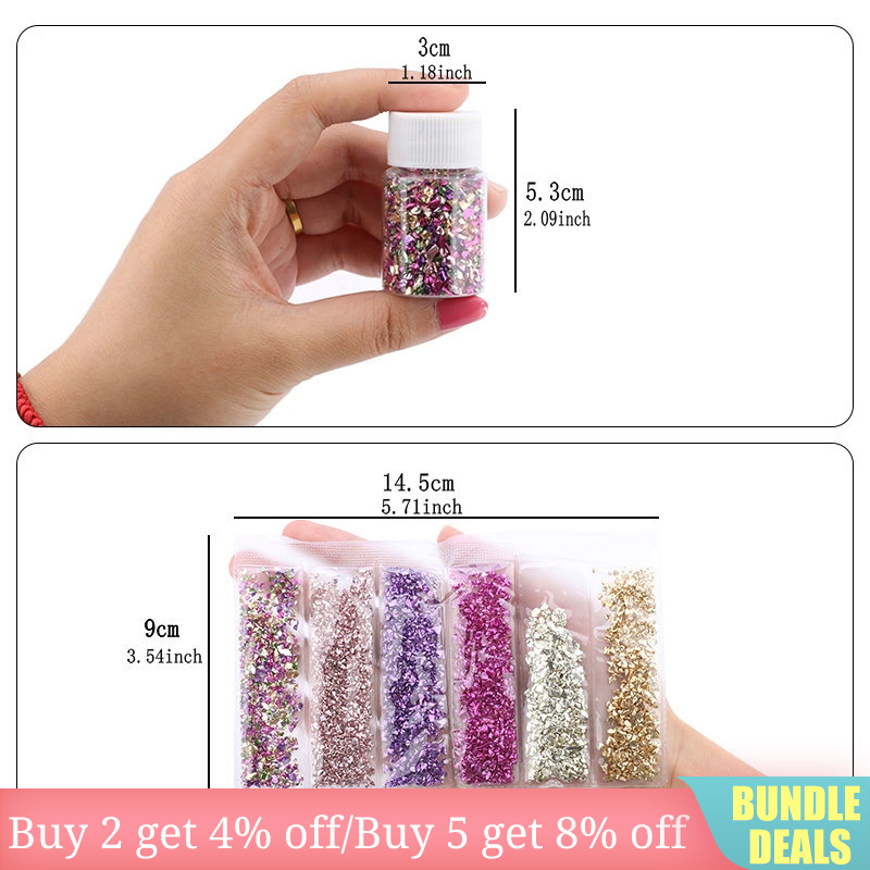 Epoxy Resin Colorful Metallic  - Nail Art Natural recension och pris