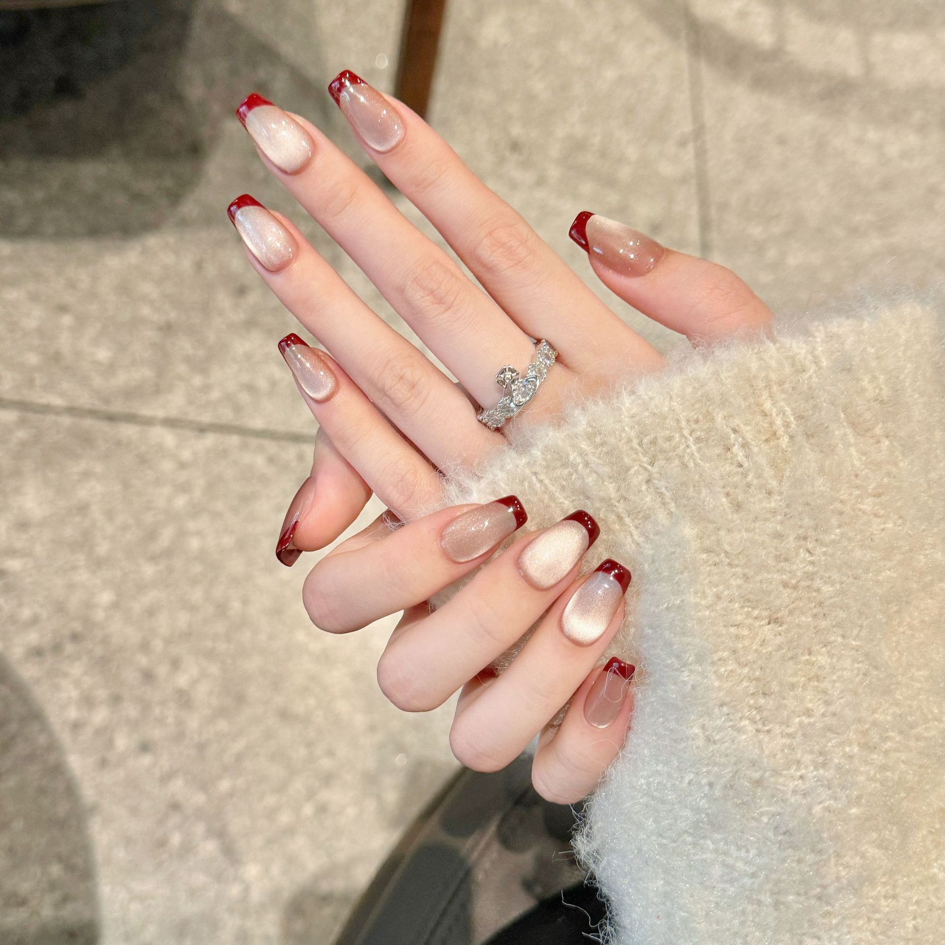 10pcs Handmade Pressed Coffin  - Nail Art Simple Elegant recension och pris