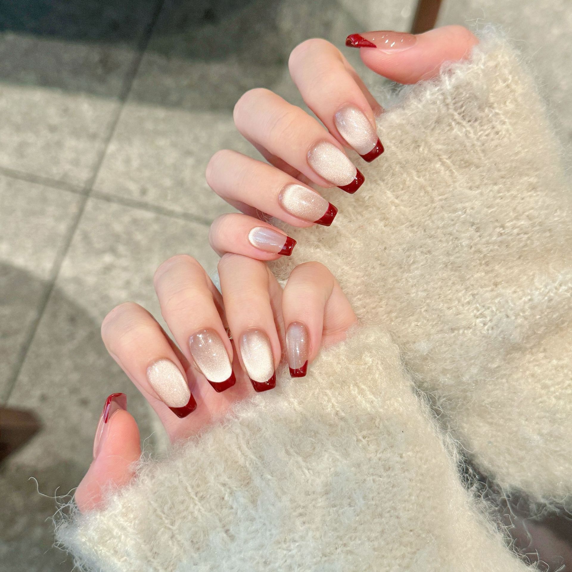 10pcs Handmade Pressed Coffin  - Nail Art Simple Elegant recension och pris