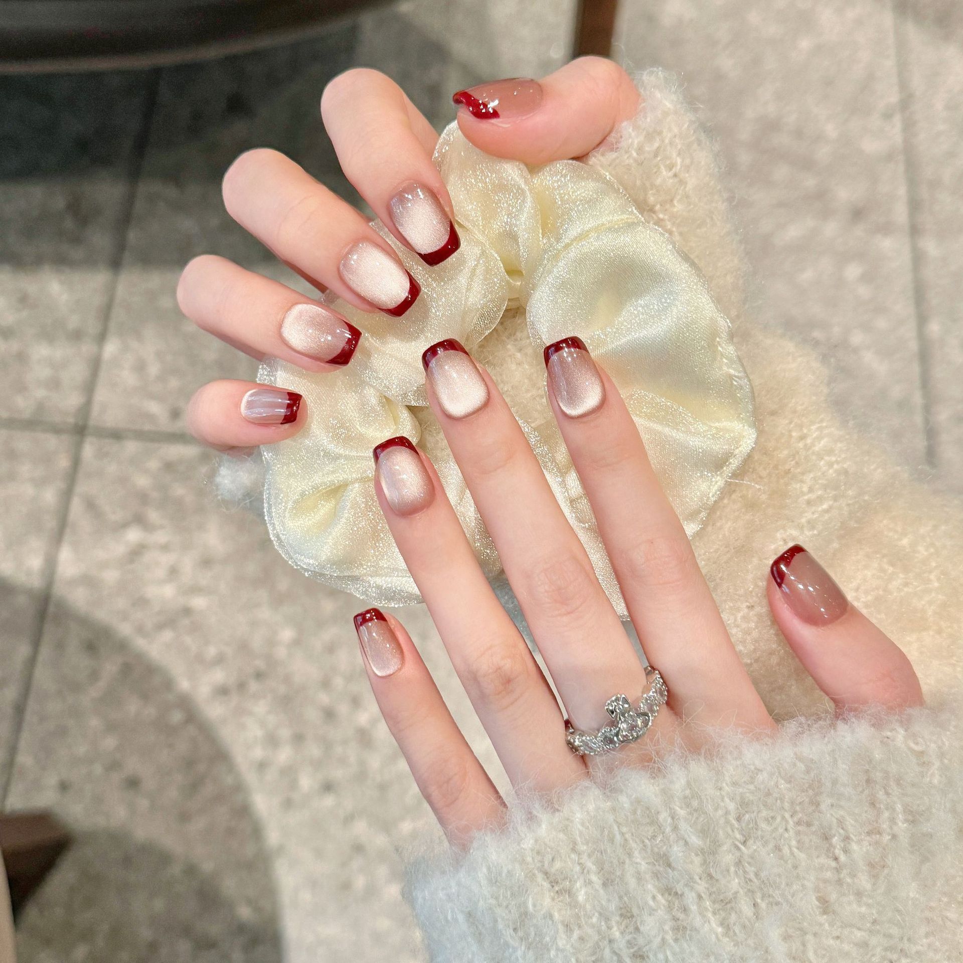 10pcs Handmade Pressed Coffin  - Nail Art Simple Elegant recension och pris