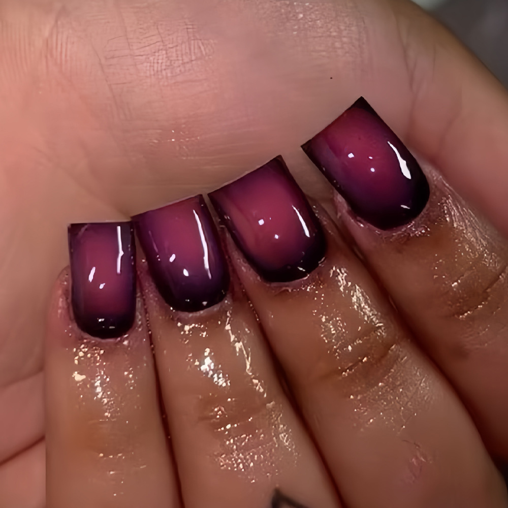 Short Square fake nails for wo - Nail Art Fake recension och pris
