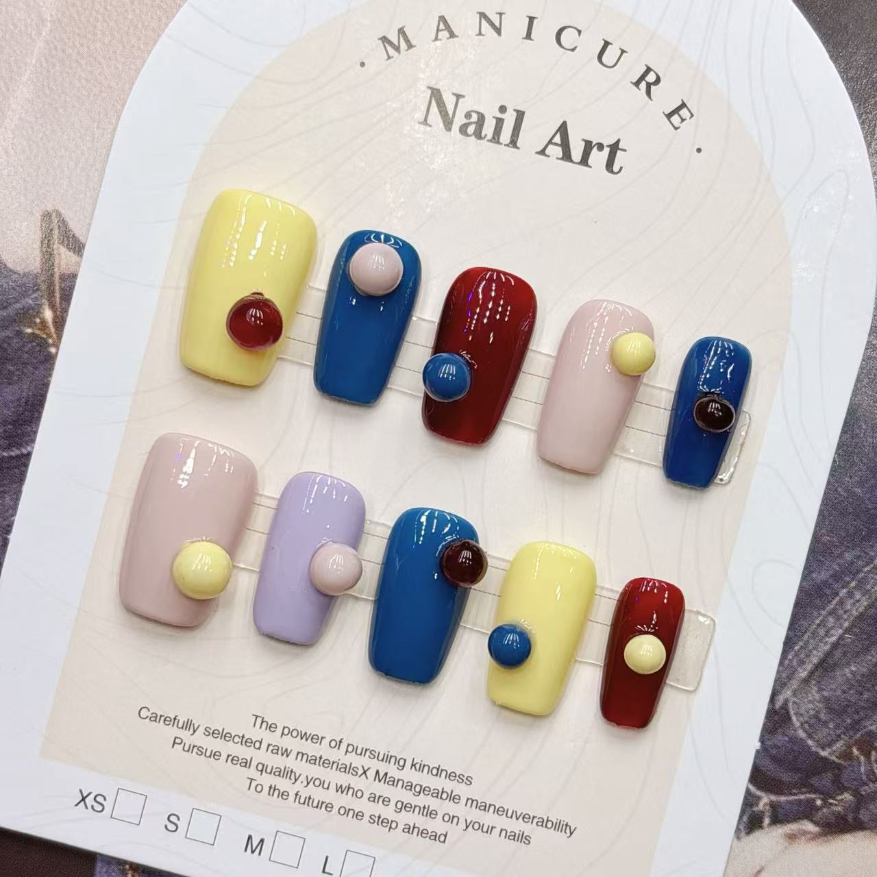 Colorful Colorful Cool & Chic  - Nail Art Fake recension och pris