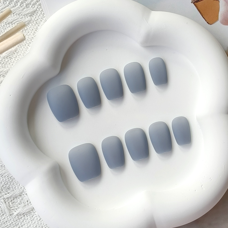 10Pcs Women Spring Solid Color - Nail Art Simple Elegant recension och pris