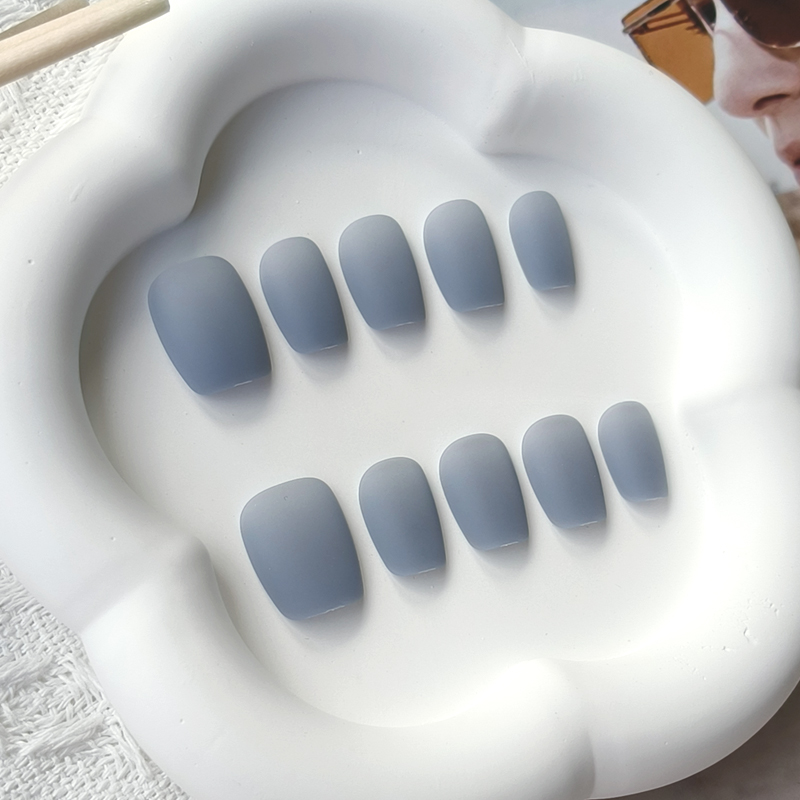 10Pcs Women Spring Solid Color - Nail Art Simple Elegant recension och pris