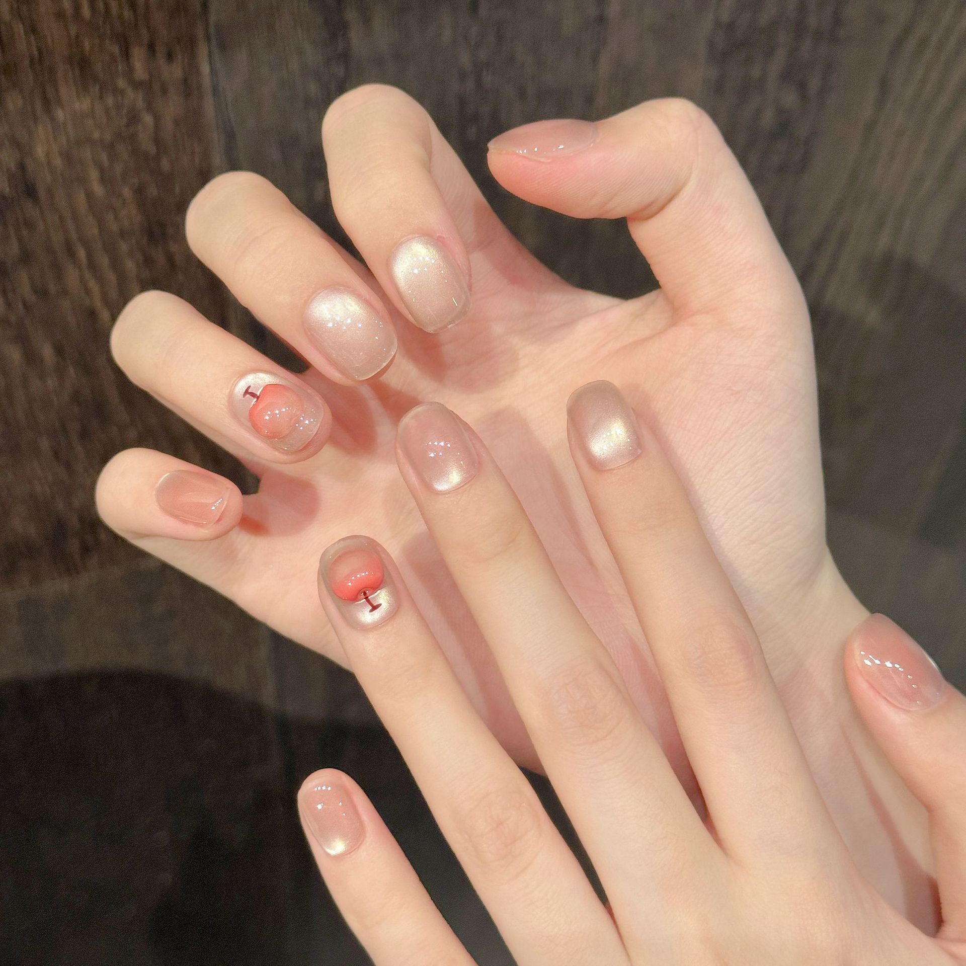 10pcs Handmade Press on Nails  - Nail Art Cat Eye Simple recension och pris