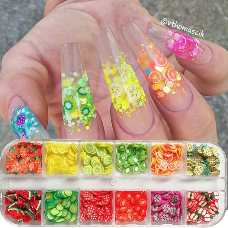 1000pc-240Pc Nail Fruit Slices - Nail Art Valentines Day recension och pris
