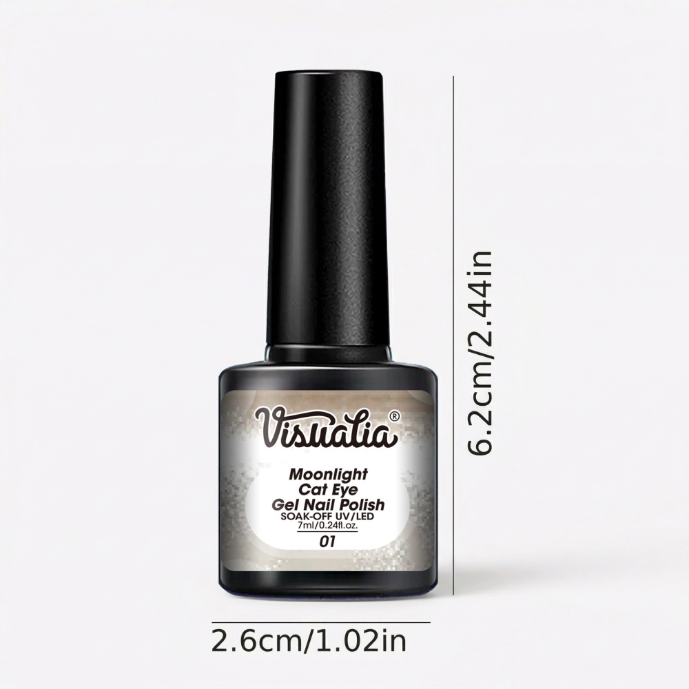 Visuatia Nude Moonlight Cat Ey - Nail Art Cat Eye Simple recension och pris